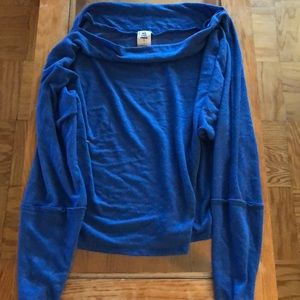 Free People We The Free Off the Shoulder Blue Top